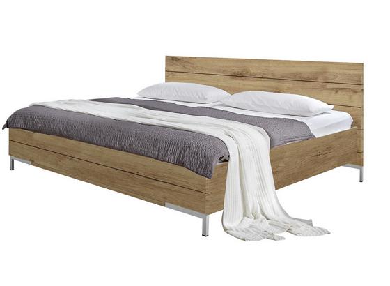 Postel London - barvy dubu, Moderní, kompozitní dřevo (149/210/91cm) Postel London - barvy dubu, Moderní, kompozitní dřevo (149/210/91cm)