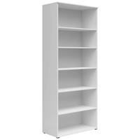 Regál MULTISTAURAUM š: 80 cm - bílá/antracitová, Moderní, kompozitní dřevo/plast (80/195/40cm)