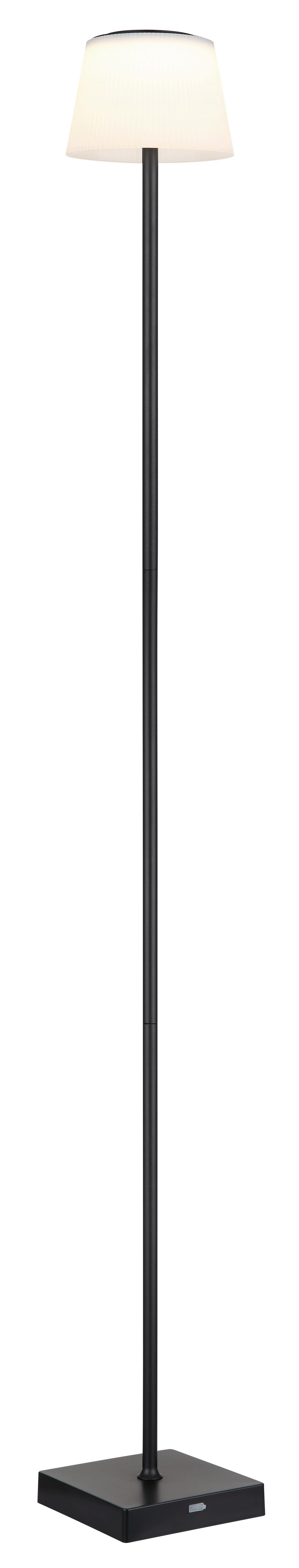 Akku-Stehleuchte 58434sb - Schwarz/Weiß, Design, Kunststoff/Metall (14/14/120cm) - Globo
