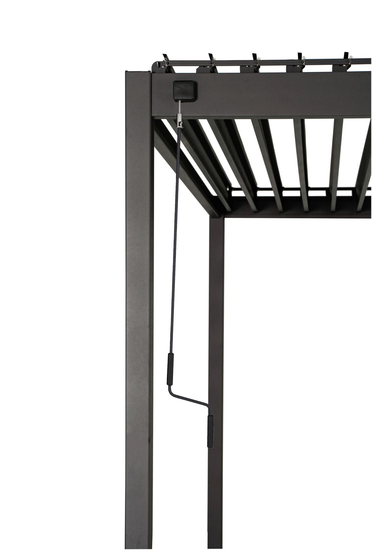 Pergola Element Anthrazit 3x4 - Anthrazit, LIFESTYLE, Metall (300/240/400cm) - Gardenson