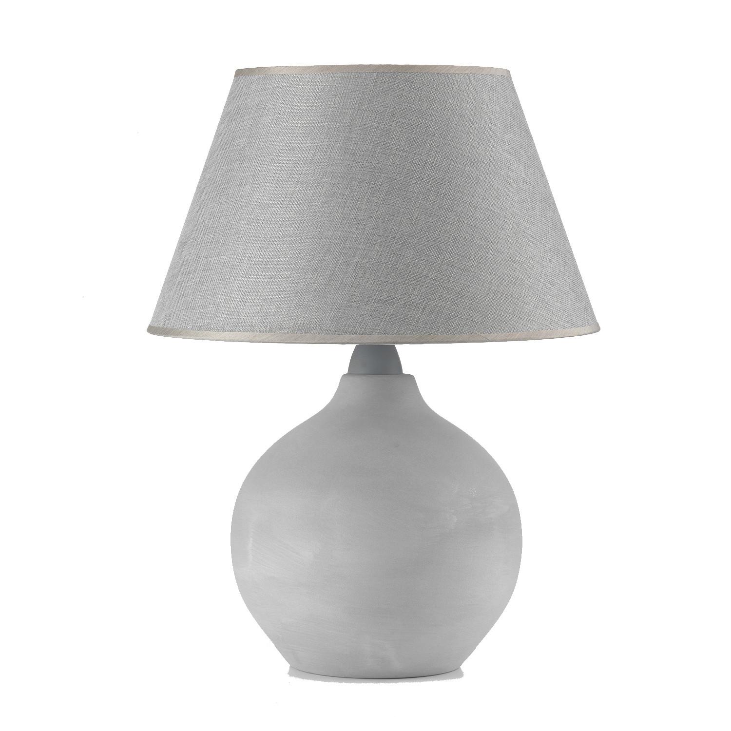 Tischleuchte 223/Gc - Grau, KONVENTIONELL, Keramik/Textil (40/52cm)