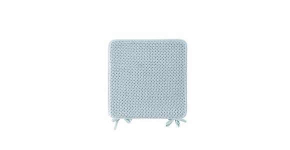 Sitzkissen Anita Petrol 40x40 cm Polyester - Petrol, MODERN, Textil (40/40/1,2cm) - Luca Bessoni