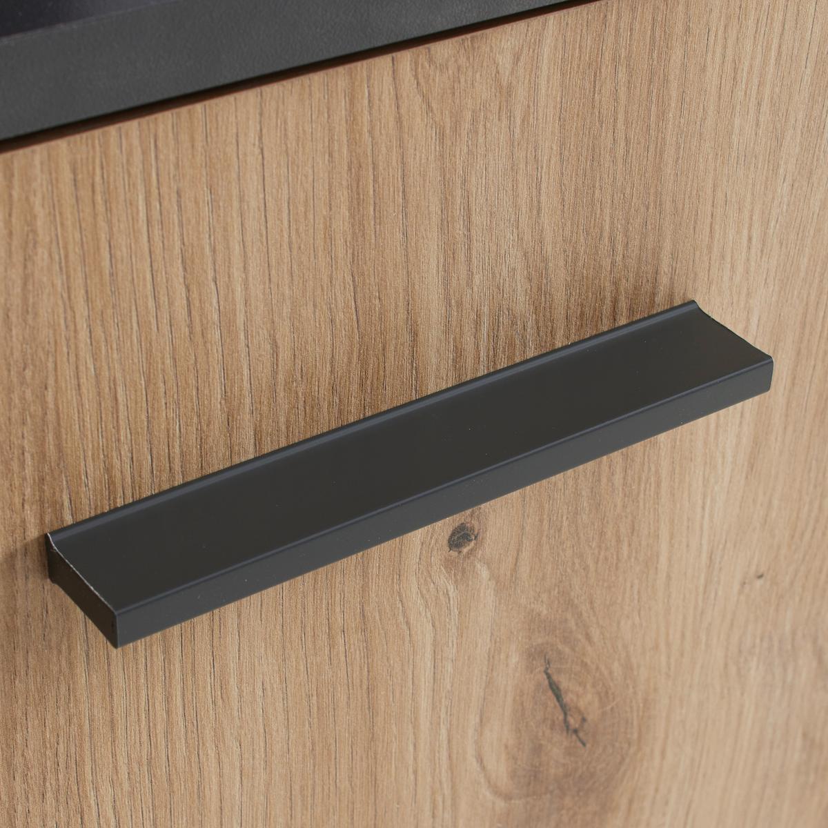 ŠIROKÁ KOMODA MONTANA -EXKLUSIV- - antracitová/dub artisan, Modern, kompozitné drevo/plast (140/90,6/38cm) - Mömax