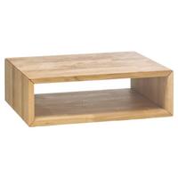 Nachttisch Akai, Eiche Bianco B: 50 Cm - Eiche Bianco, Natur, Holz (50/16/41cm) - Hasena