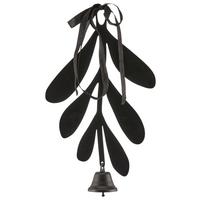 Závesná dekorácia MISTEL I - čierna, Basics, kov (14/25cm) - Mömax