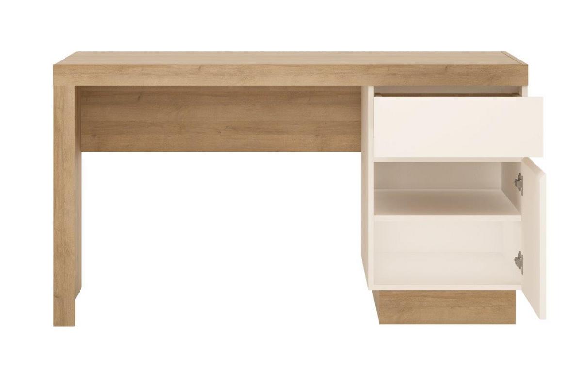 Íróasztal Lyon Hell 135/75 Cm - Modern, faalapú anyag (135/75/65cm)