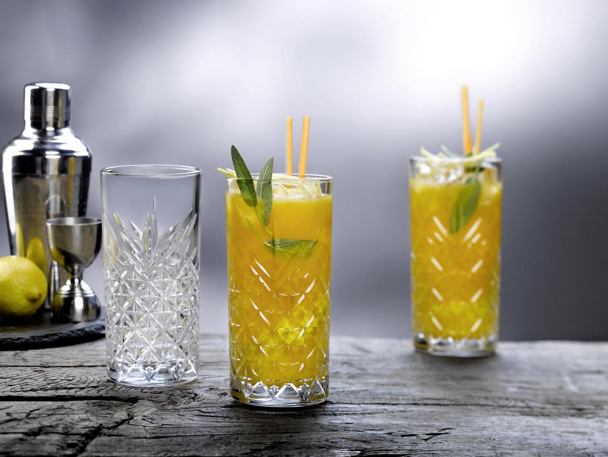 Gläserset Timeless 8--Teilig., Je ca. 450/340 ml - Klar, Basics, Glas (19/15/24cm) - Creatable