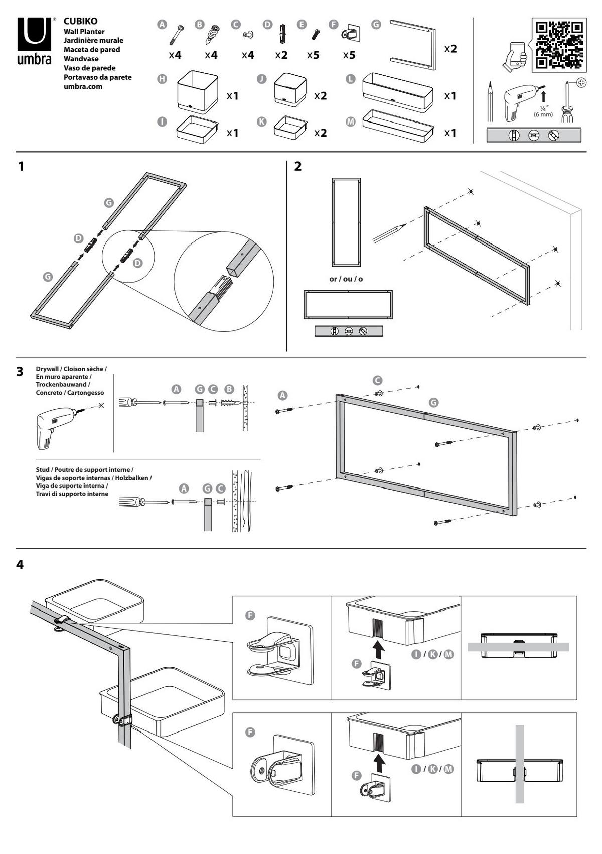 Pflanzentopf Schwarz B: 18 Cm - Schwarz, KONVENTIONELL, Kunststoff/Textil (36/18/72cm) - Umbra