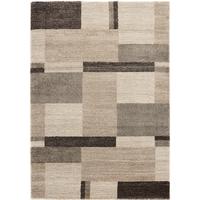 Webteppich Palazzo Bloc Braun/beige 240x340 Cm - Beige/Braun, KONVENTIONELL, Textil (240/340cm) - Novel