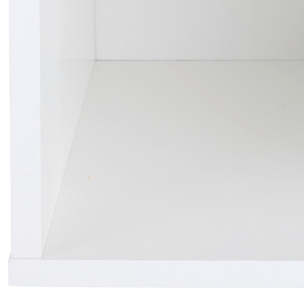 Regal Stehend/hängend Box B: 23 Cm Alpinweiß - Weiß, MODERN, Holzwerkstoff (23/46/25cm) - Ondega