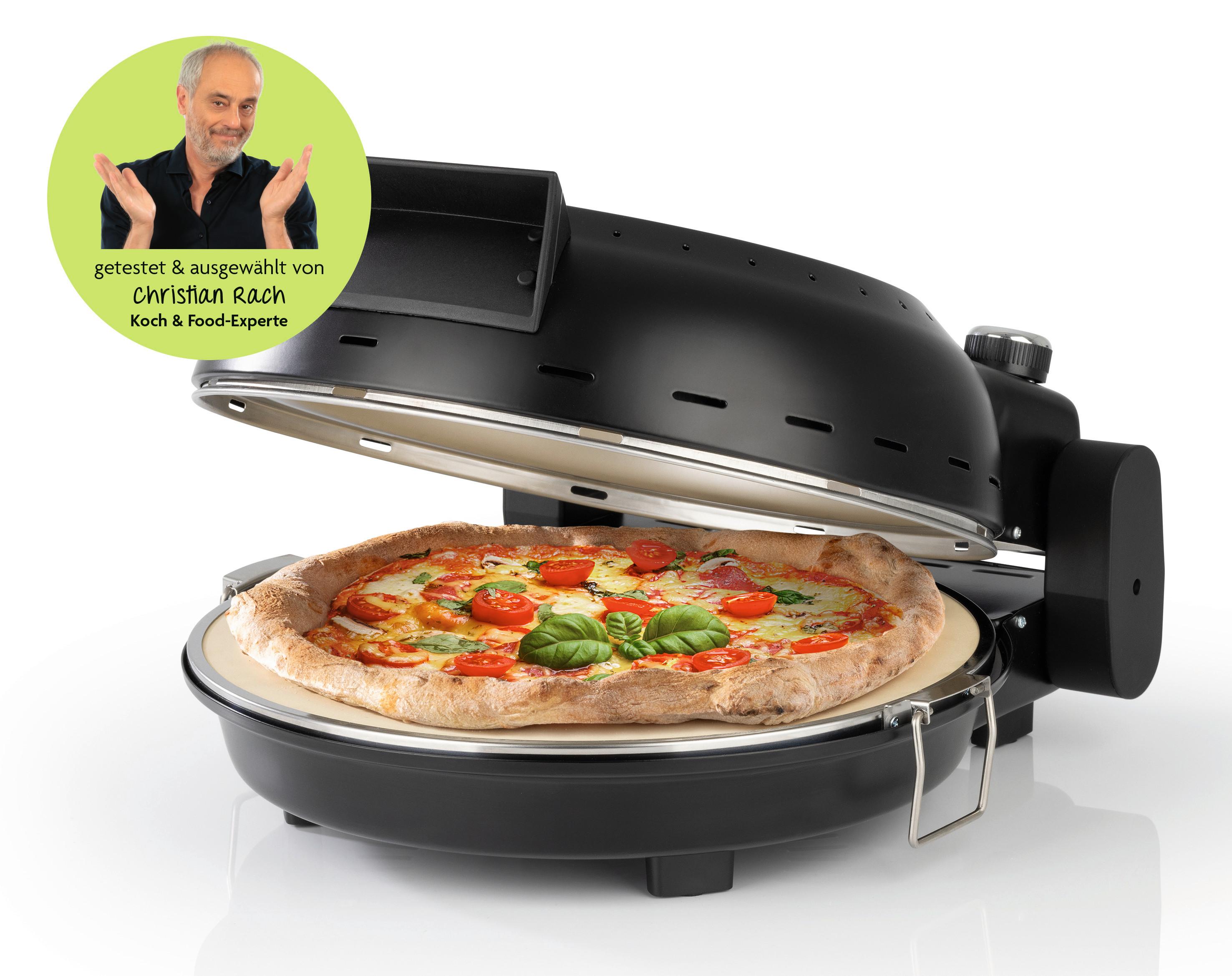 Pizzaofen Rachs Kochwerk Pizza Maker - Schwarz, Basics, Kunststoff/Metall (35,9/35,2/16,6cm) - TV - Unser Original