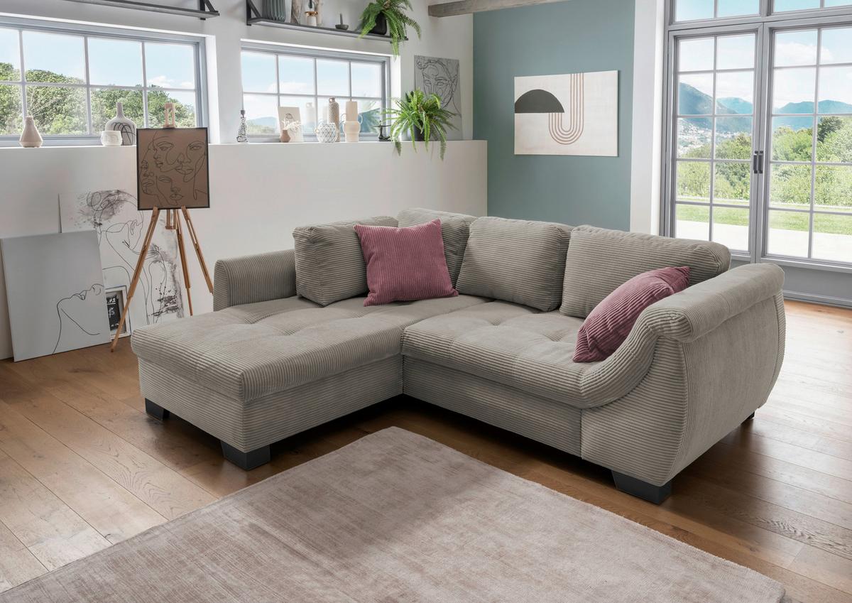 Wohnlandschaft in FLORA mit Bettfunktion