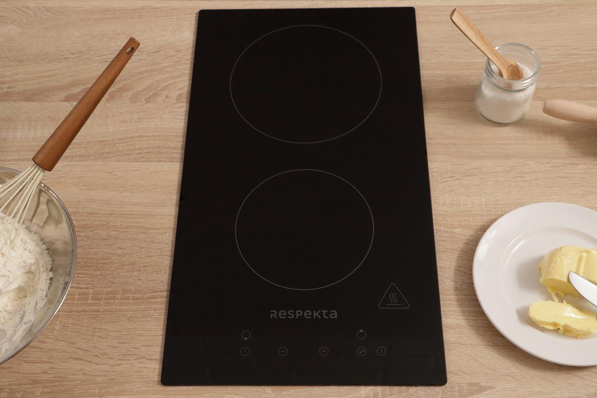 Kochfeld Respekta Bennet - Schwarz, Trend, Glas (29/5/52cm) - Respekta