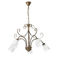 Kronleuchter Odino Braun L: 65 cm - Braun, KONVENTIONELL, Metall (65/65/100cm)