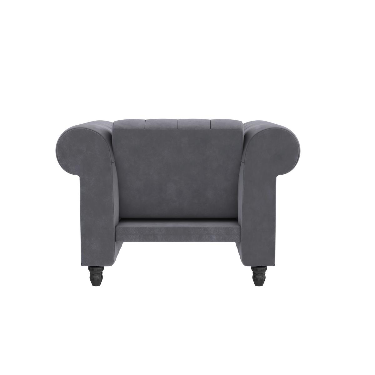 Sessel Firenze Anthrazit, Relaxfunktion - Anthrazit/Schwarz, Basics, Textil (111/83/87cm) - Livetastic