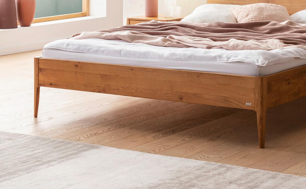 Bett Spezia Wildeiche Lf: 140x200 Cm - Wildeiche, KONVENTIONELL, Holz (140/200cm) - Hasena