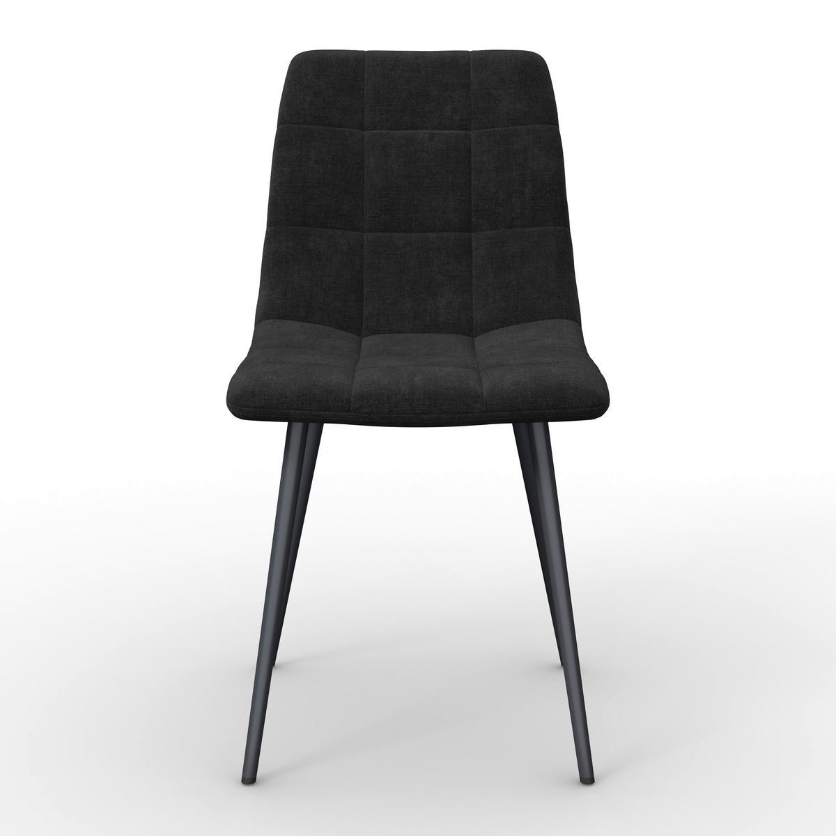 ŽIDLE RIA - černá, Moderní, kov/textil (44/87/54cm) - Bessagi Home