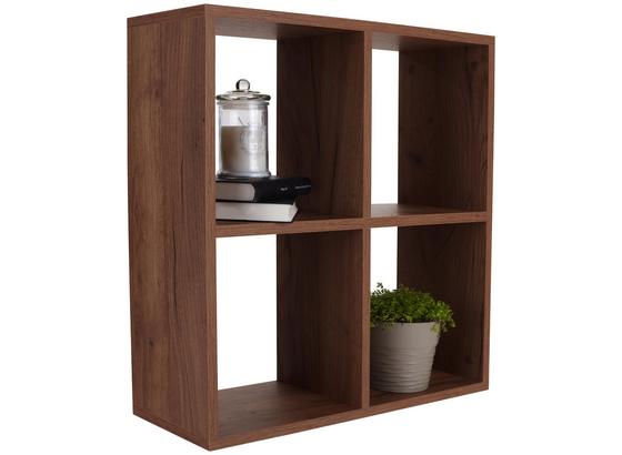 Regál Nástěnný Alex *cenový Trhák* - barvy dubu, Moderní, dřevo (60/60/18cm) Regál Nástěnný Alex *cenový Trhák* - barvy dubu, Moderní, dřevo (60/60/18cm)