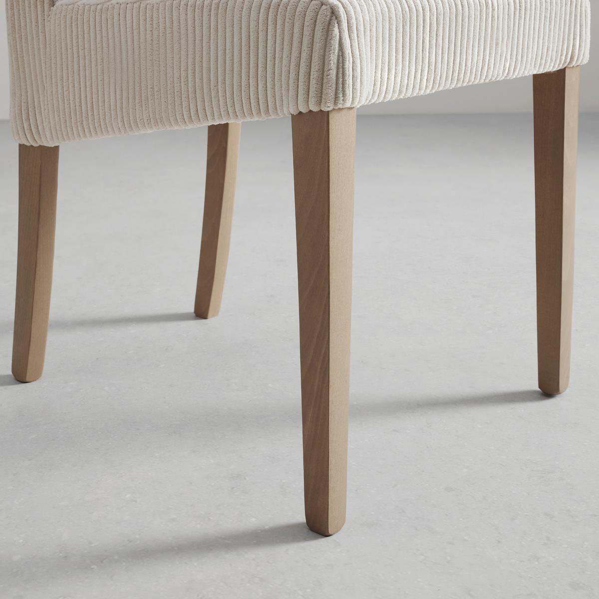 ŽIDLE ROKO - barvy dubu/béžová, Moderní, dřevo/textil (46/101/62cm) - Mömax