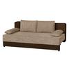 Schlafsofa mit Bettkasten Lucy Mokka/Cappuccino - Schwarz/Mokka, Design, Holzwerkstoff/Textil (200/90/103cm) - P & B