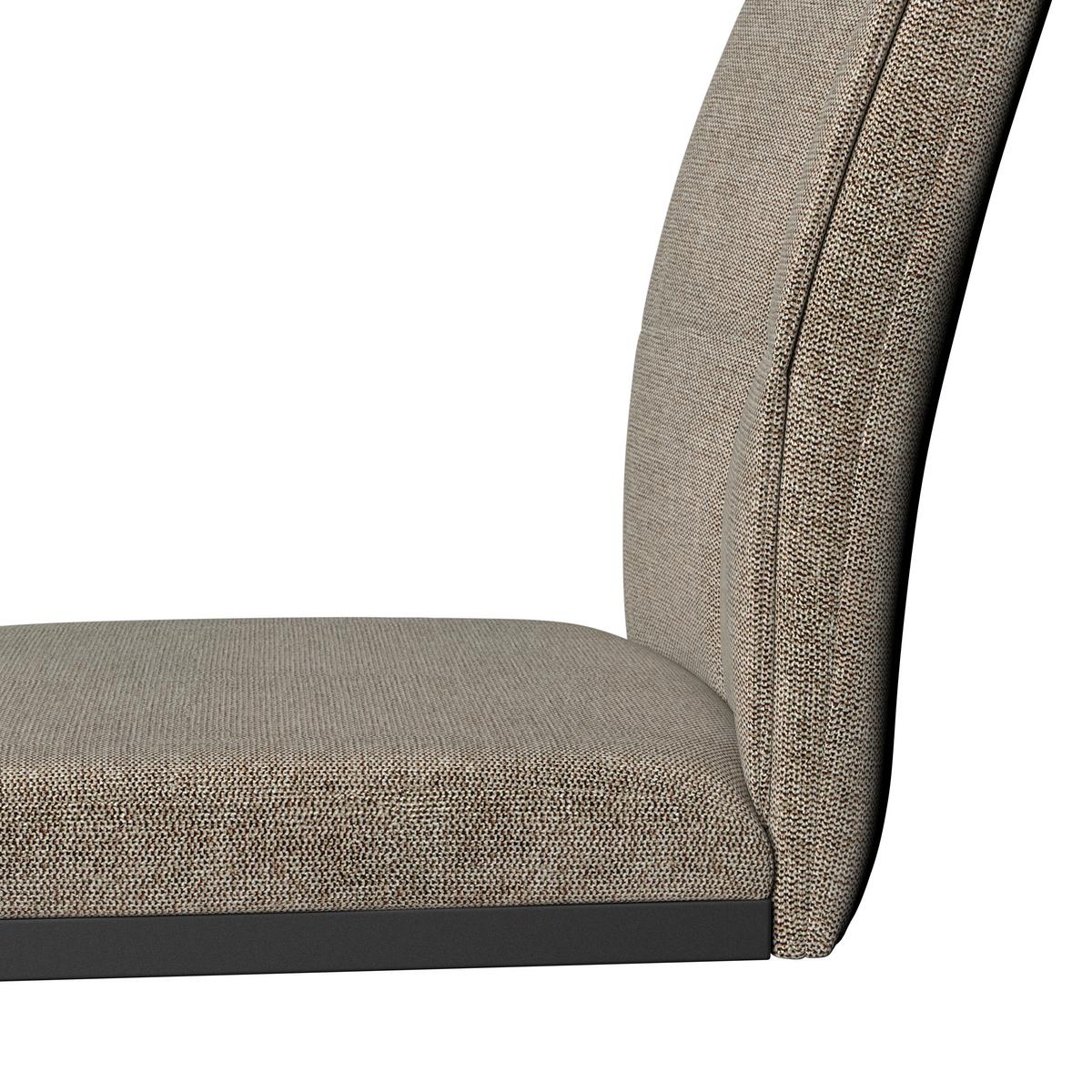 Houpací židle Colien COLIEN - černá/hnědá, Moderní, kov/dřevo (46/94/62cm) - Bessagi Home