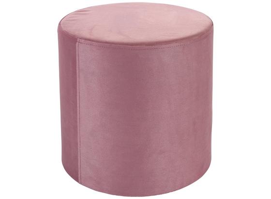 Taburet Silvia - růžová, Moderní, textil (33/35cm) Taburet Silvia - růžová, Moderní, textil (33/35cm)