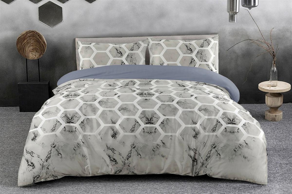 POSTEĽNÁ BIELIZEŇ AVENTURA 125-NL GRAU 240X240 - sivá, Basics, textil (240/240cm) - Kayoom