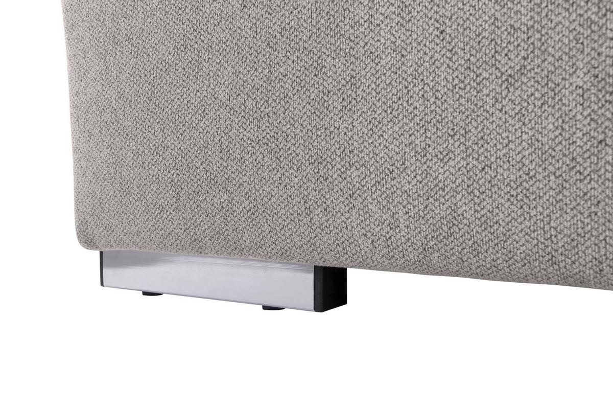 Wohnlandschaft Ramzes Hellgrau U: 173x328x215 cm - Hellgrau/Grau, Design, Textil (173/328/215cm) - MID.YOU