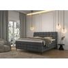 Boxspring- Ágy Scarlett 180/200 Cm - szürke, Konventionell, faalapú anyag/textil (180/200cm)