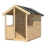 Spielhaus Nele 2 - Naturfarben, MODERN, Holz (123/173cm)