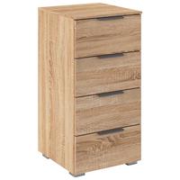 Nachtkästchen Alabama Sonoma Eiche B: 40 Cm - Alufarben/Sonoma Eiche, MODERN, Holzwerkstoff (40/81/42cm) - Rauch Möbel