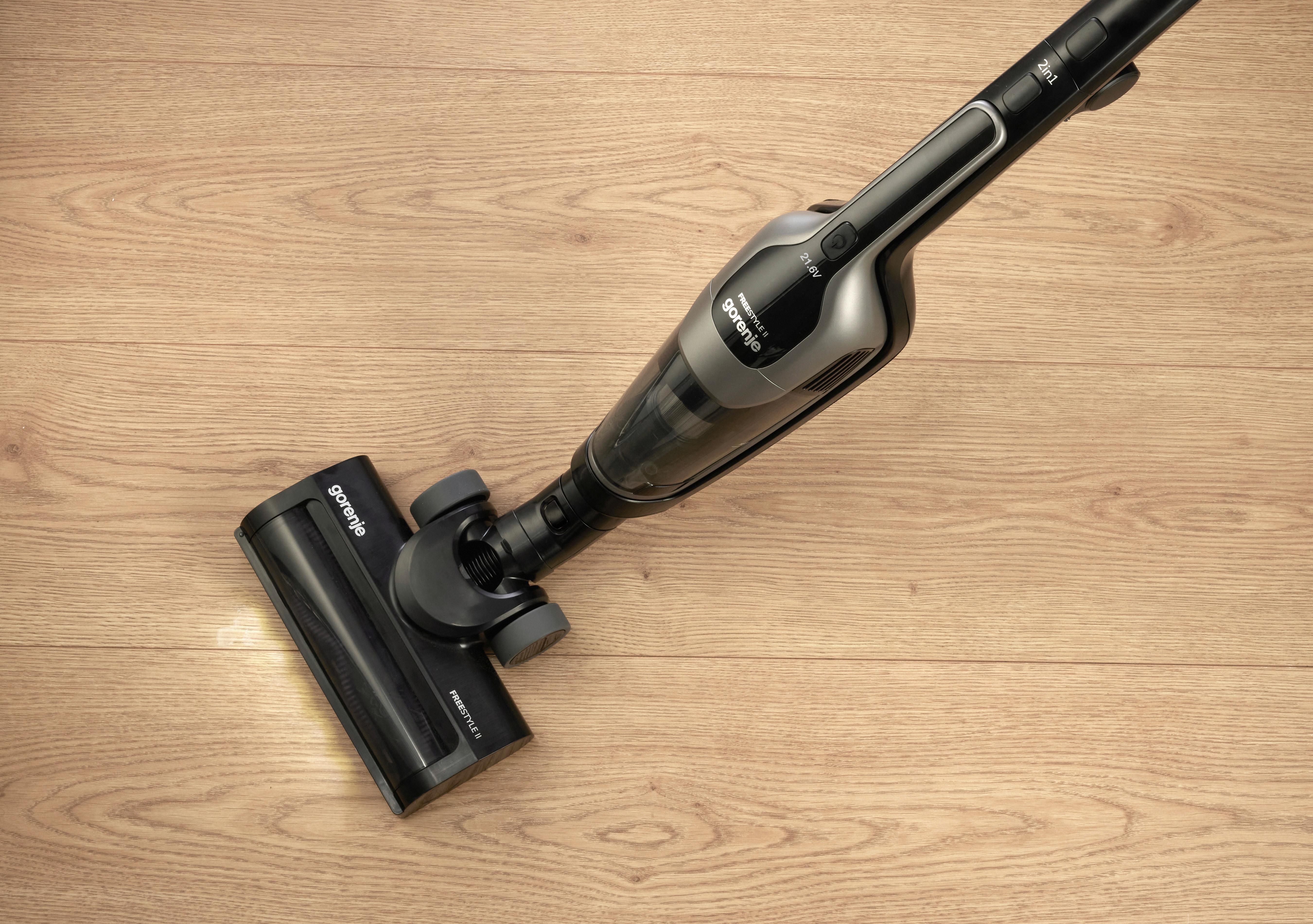 Akku Bodenstaubsauger Svc216110fsiibka - Dunkelgrau, Basics, Kunststoff (26/118/17cm) - Gorenje