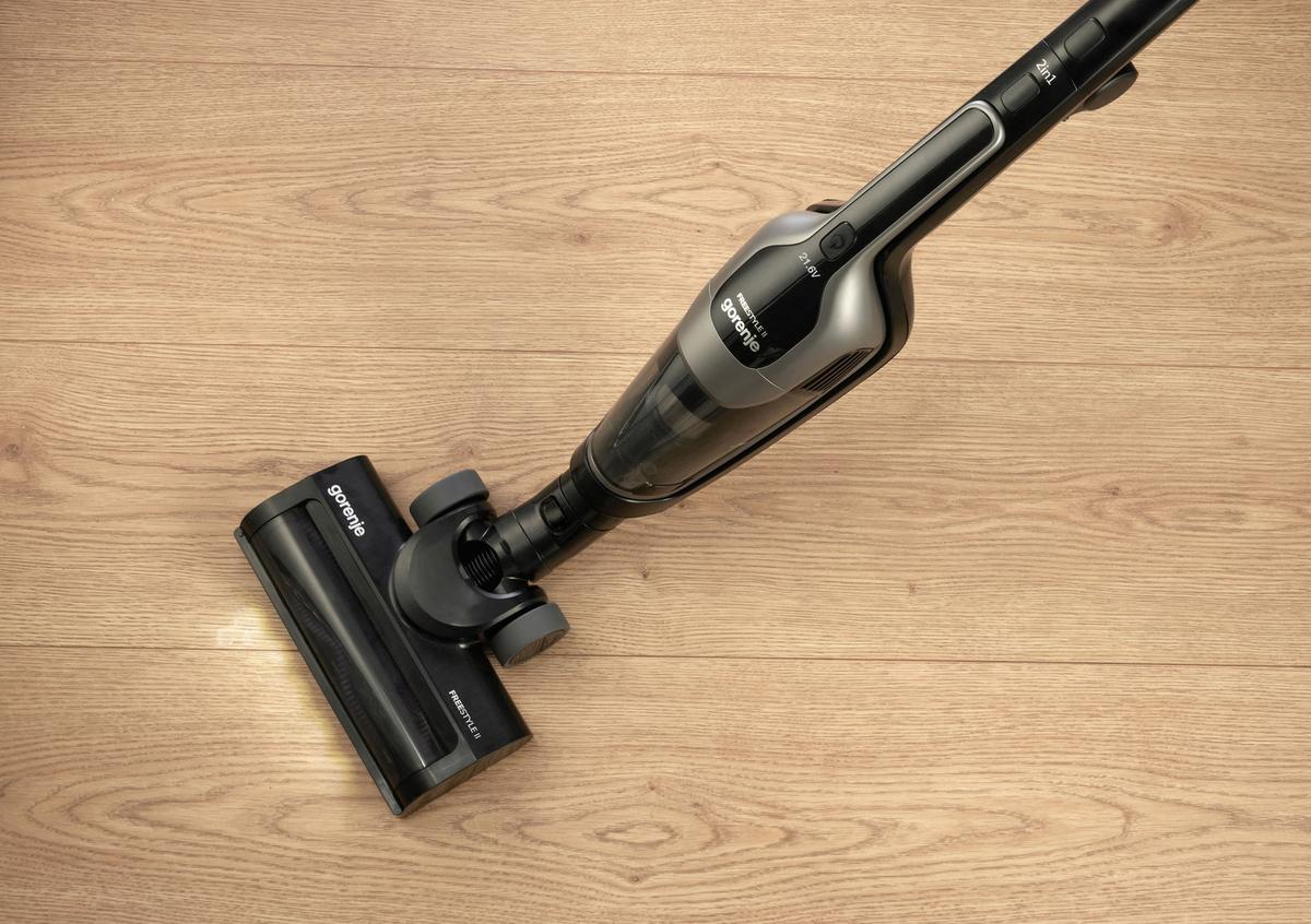 Akku Bodenstaubsauger Svc216110fsiibka - Dunkelgrau, Basics, Kunststoff (26/118/17cm) - Gorenje