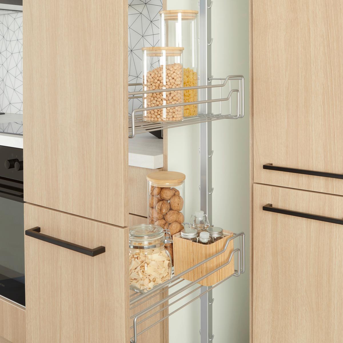 Küchenblock Plan/win - Eichefarben/Anthrazit, MODERN, Holzwerkstoff (310cm) - Express-Kuechen