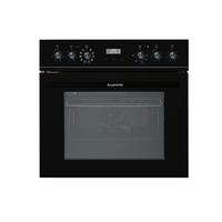 Herdset Wmoc 100 Schwarz B: 59,5 Cm - Schwarz, KONVENTIONELL, Glas/Metall (59,5/59,5/55cm) - Wolkenstein