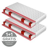 TASCHENFEDERKERNMATRATZE Pocket Plus 90x200 H2 H: 16 cm - Textil (90/200cm)