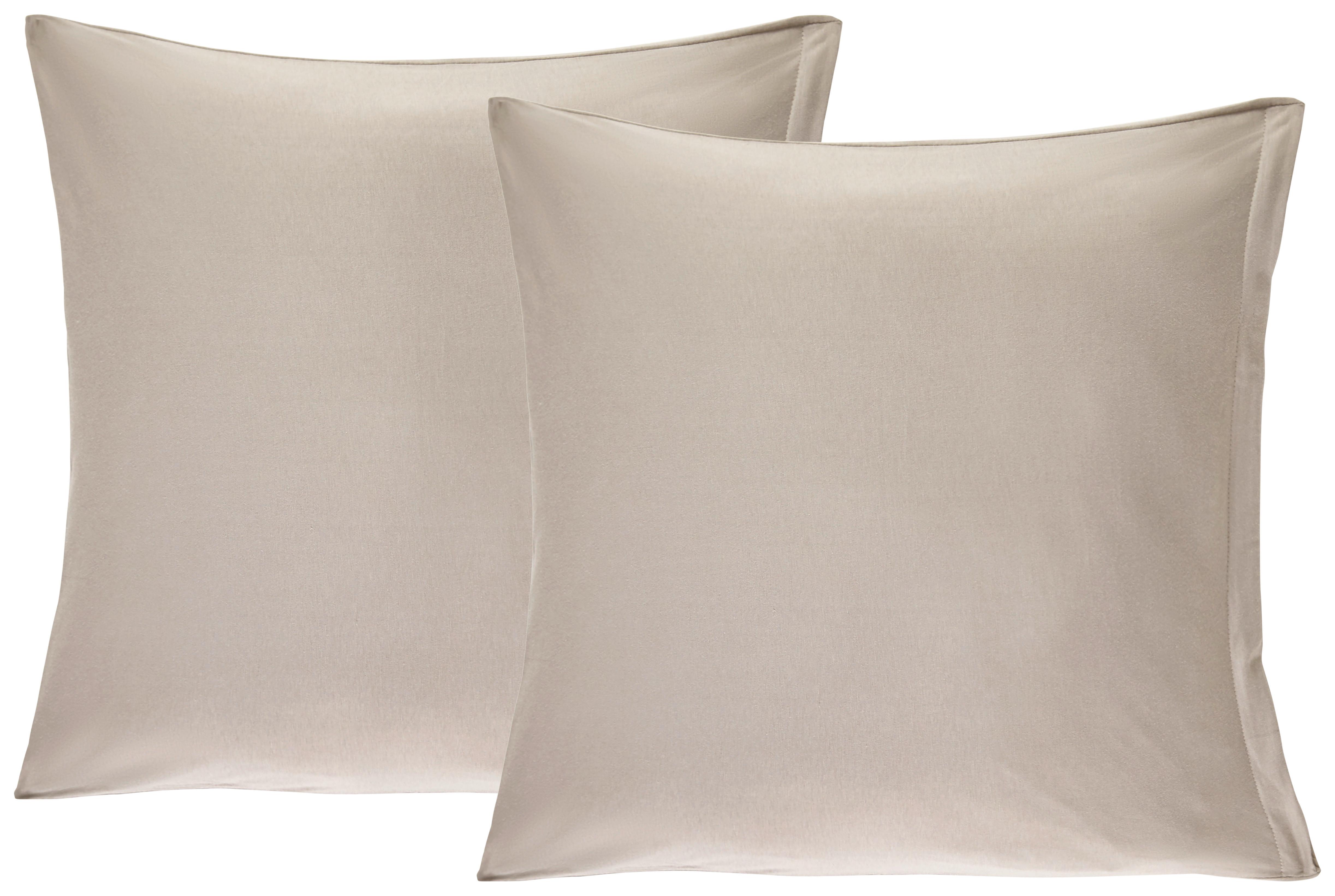Díszpárnahuzat Vicky 2 Részes Kb. 40/40cm - taupe, Konventionell, textil (40/40cm) - Ele