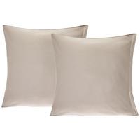 Díszpárnahuzat Vicky 2 Részes Kb. 40/40cm - taupe, Konventionell, textil (40/40cm) - Ele