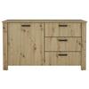 Sideboard Faro Eiche Artisan B: 140 cm - Schwarz/Eiche Artisan, Design, Holzwerkstoff (140/84/40cm) - MID.YOU