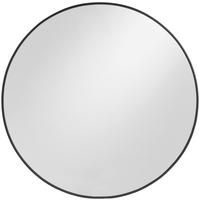 Spiegel Round II Schwarz Ø 45 cm - Schwarz, Trend, Glas (45/45/0,9cm)