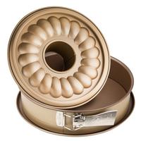Springform Mojave Gold Rund D/H: ca. 26/6,5 cm Stahl - Goldfarben, Metall (26/6,5cm)