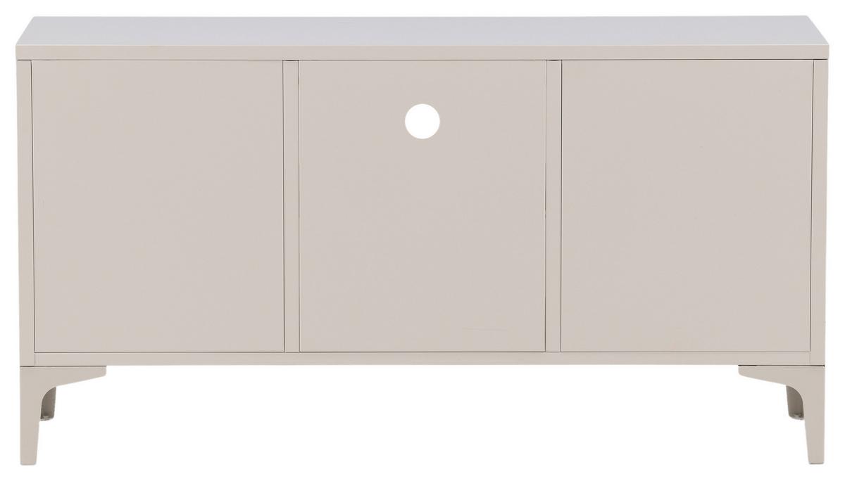 Lowboard Piring - Beige, Design, Metall (120/63/40cm) - Livetastic