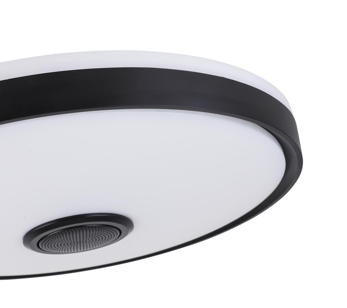 STROPNÉ LED SVIETIDLO MIRSADA -TUYA- - čierna/biela, kov/plast (42/8,5cm) - Premium Living