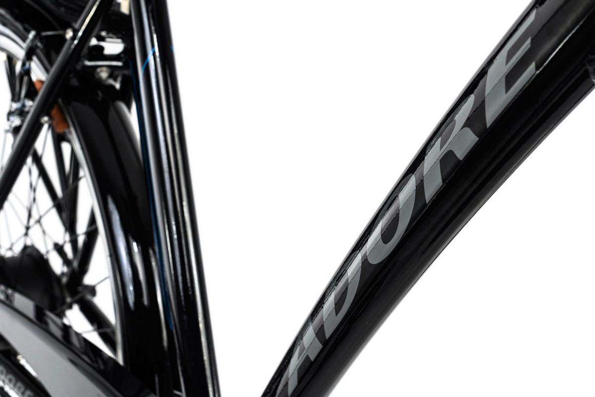 Elektrofahrrad 28 Zoll, 80 Km - Schwarz, MODERN, Metall