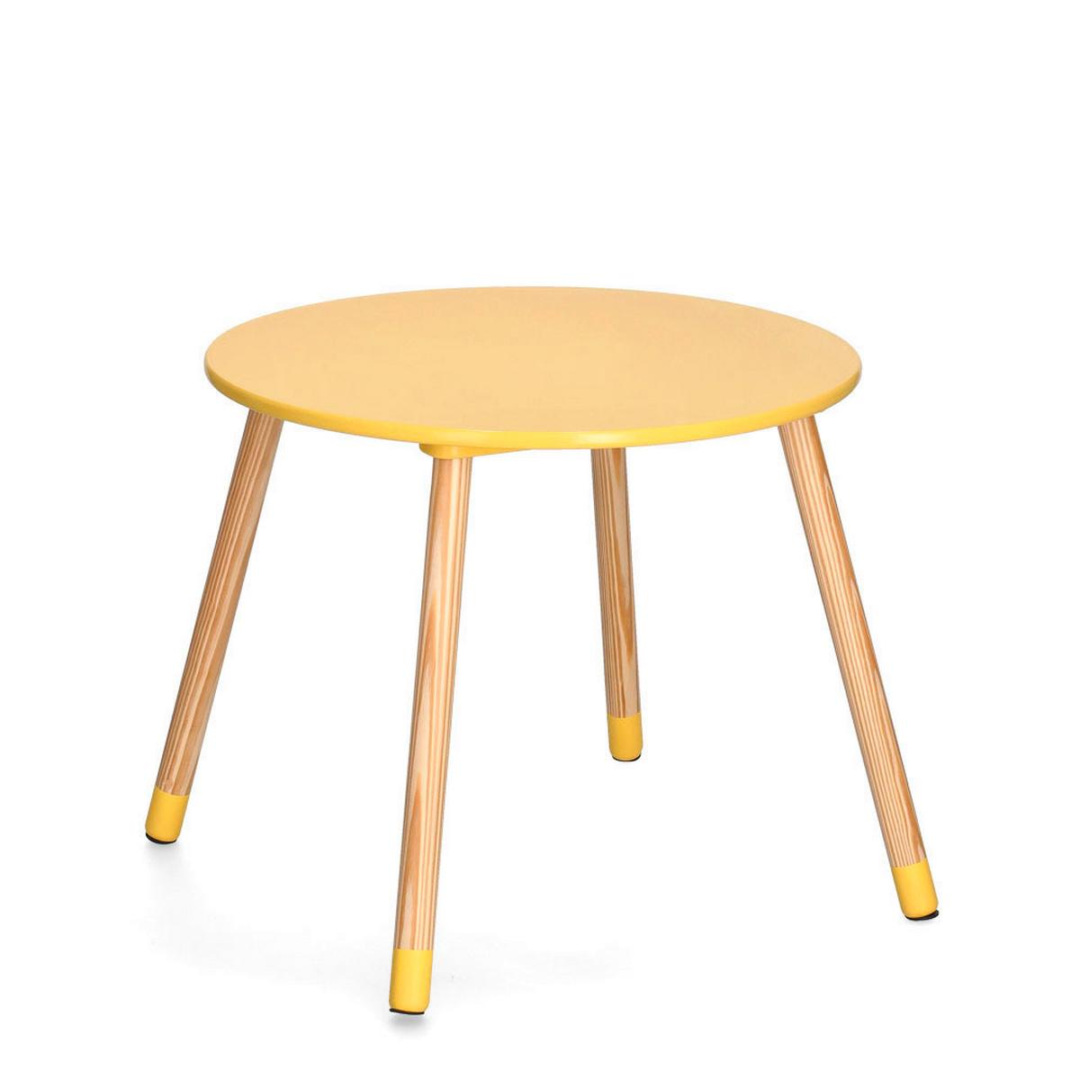 Kindersitzgruppe 13533 - Weiß/Kieferfarben, Basics, Holz/Holzwerkstoff (60/60/45cm) - Zeller Present