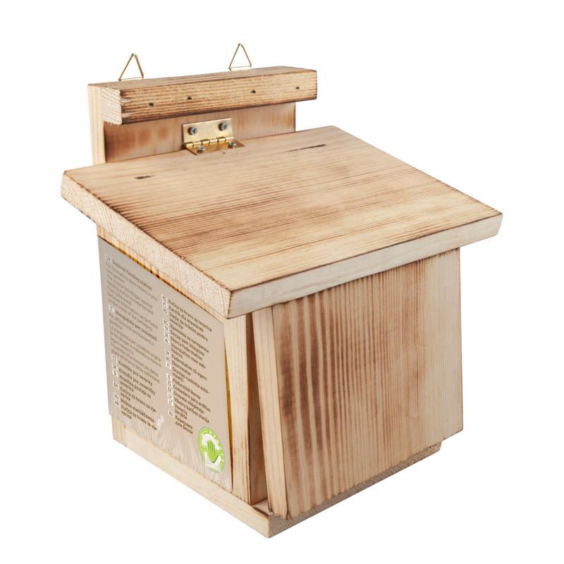 Vogelhaus Mit Klappbaren Boden - Naturfarben, Basics, Holz (22/17/18cm)