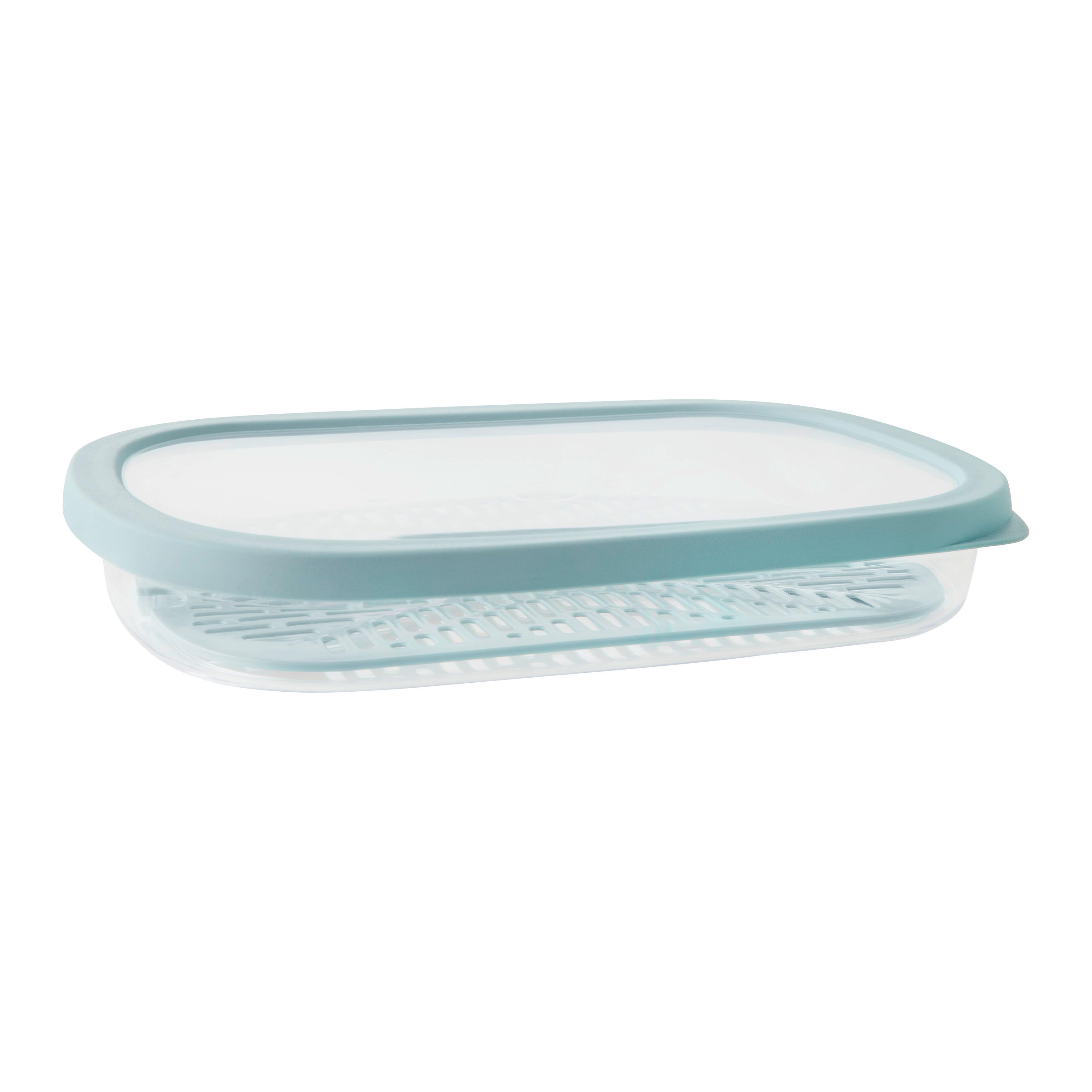 Dóza na skladovanie potravín AROMA SLICE SAVER 1,5L - svetlomodrá, Konventionell, plast (28,5/20,5/4,5cm) - Mömax