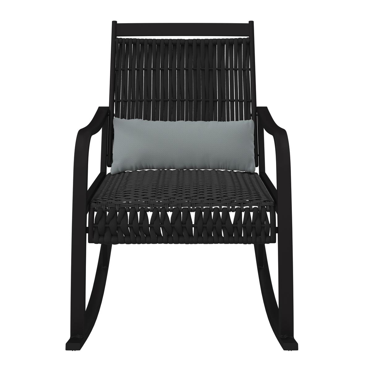 SADA NA BALKON MATHILDA - bílá/černá, Moderní, kov/textil - Bessagi Garden