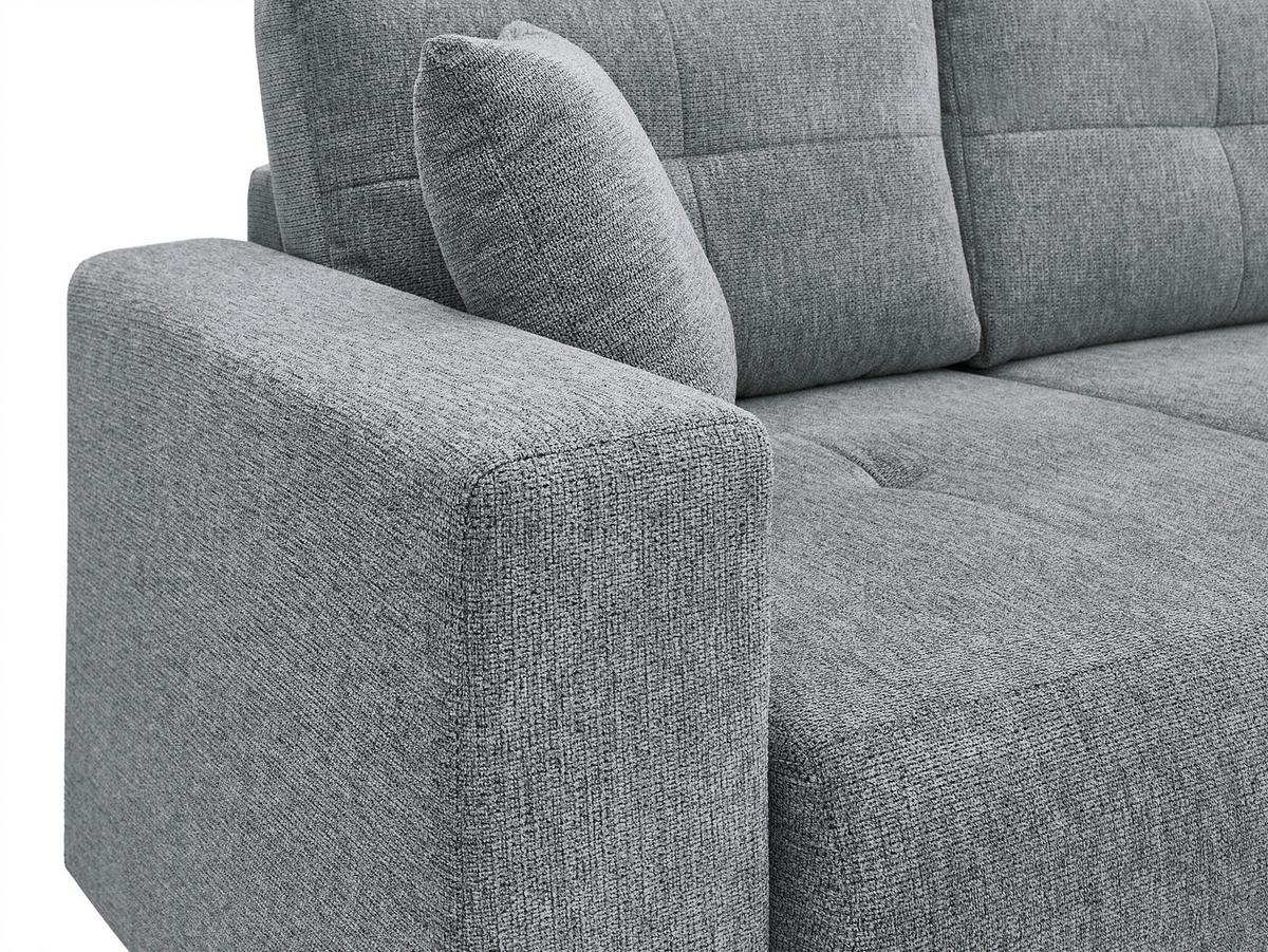Ecksofa Texas Recr-Rechts Grau - Schwarz/Grau, KONVENTIONELL, Holz (259/203cm)