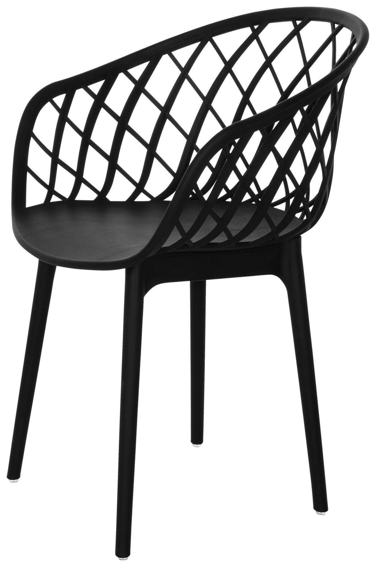 Besucherstuhl Begio B - Schwarz, Basics, Kunststoff (57/76/53cm) - MID.YOU